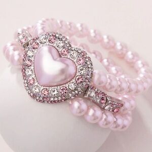 🩷⚪️🩷 “LIFELONG LOVE LETTER” - PINK PEARL STRETCH BRACELET - PAPARAZZI❗️🩷⚪️🩷